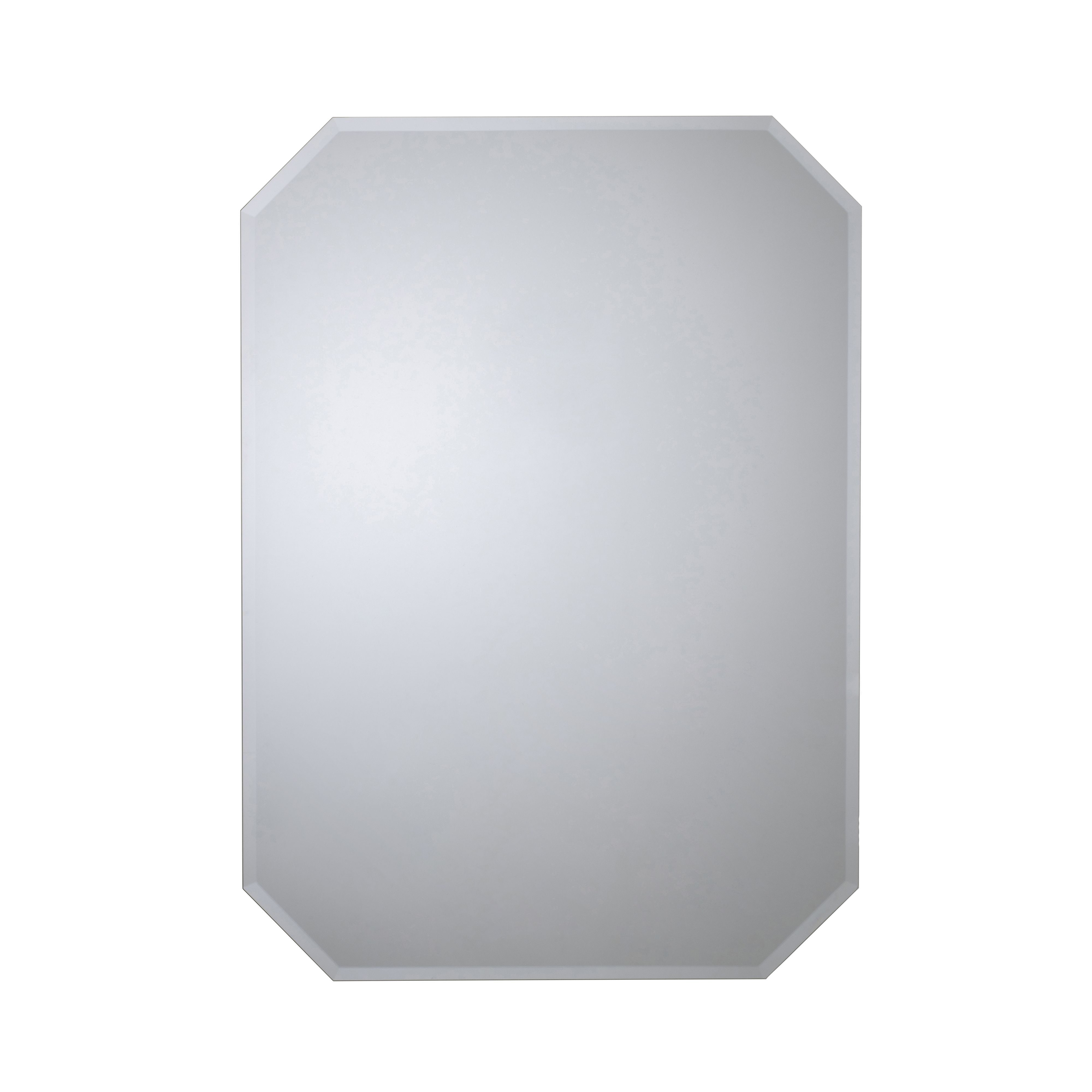 Croydex Octagonal Wall-mounted Bathroom Mirror (H)70cm (W)50cm