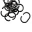Croydex Plastic Black Shower ring, Pack of 12