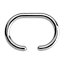 Croydex Plastic Chrome effect Shower ring, Pack of 12
