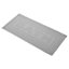 Croydex Rubagrip Grey Rectangular Bath mat (L)74cm (W)34cm