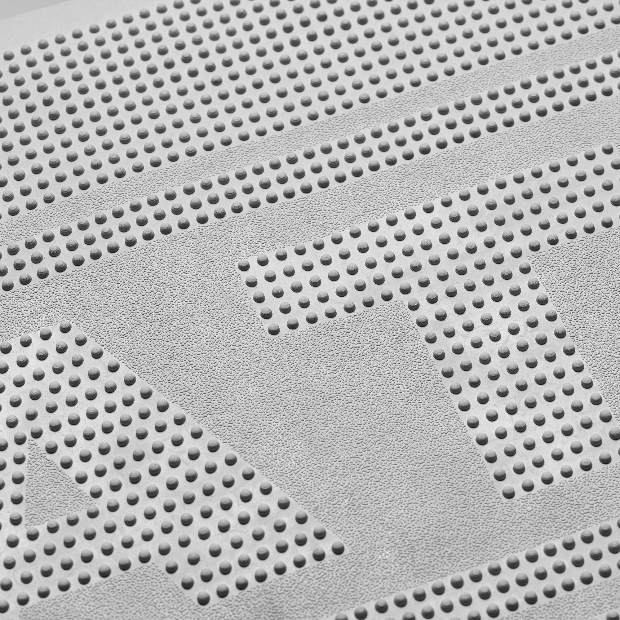 Croydex Rubagrip Grey Rectangular Bath mat (L)74cm (W)34cm
