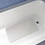 Croydex Rubagrip White Medium Rectangular Bath mat (L)74cm (W)34cm