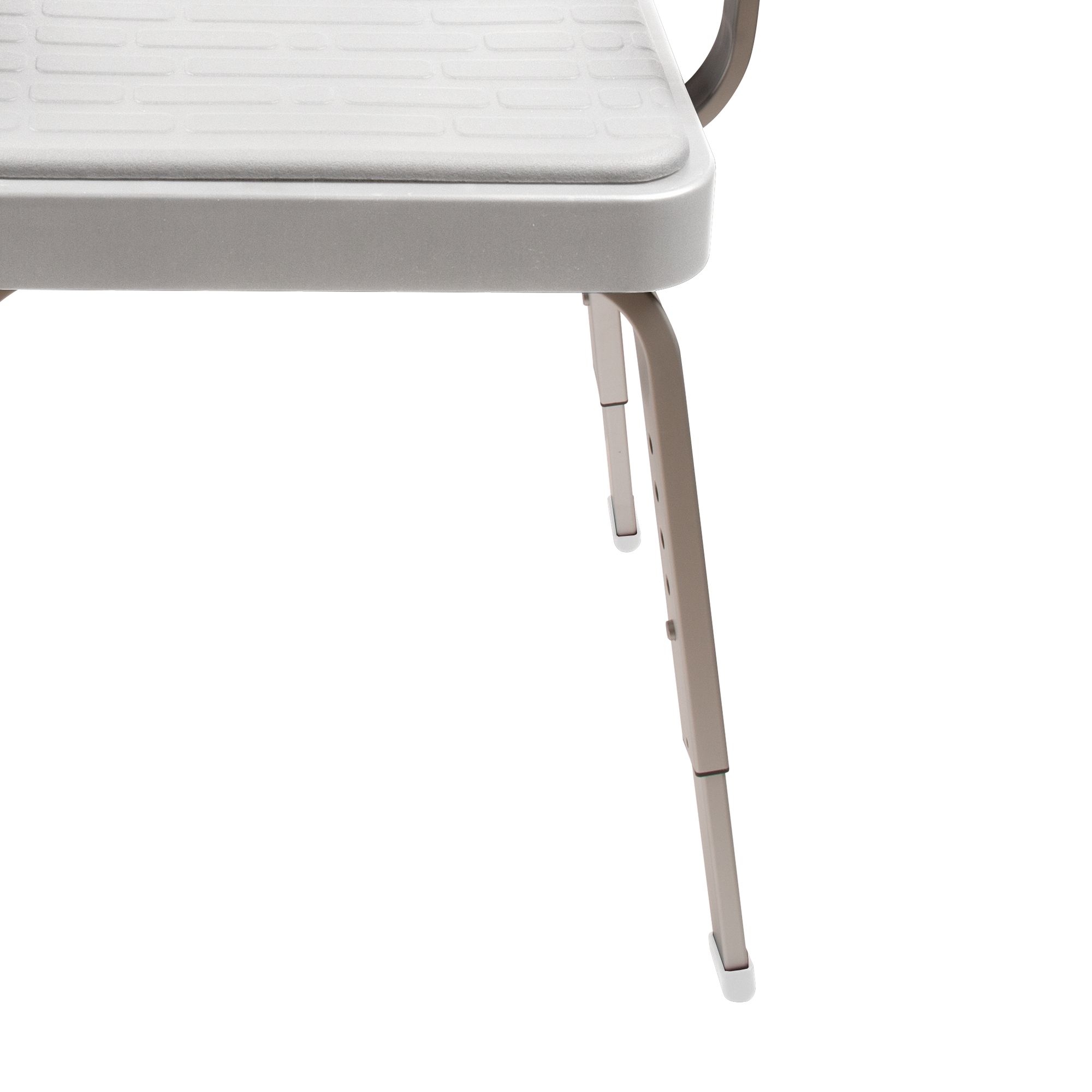 Croydex Serenity White Aluminium & moulded plastic Freestanding Shower chair (H)845mm (W)545mm
