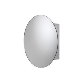 Croydex Severn High gloss Single With 1 mirror door Cabinet