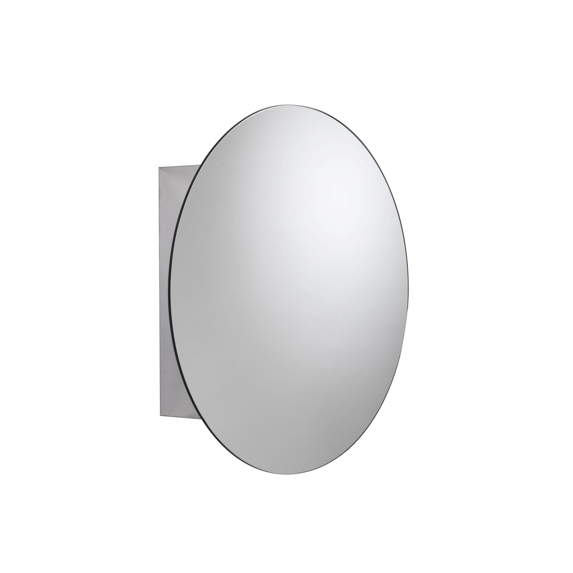Croydex Severn High gloss Wall-mounted Single Bathroom Cabinet (H)50cm (W)50cm