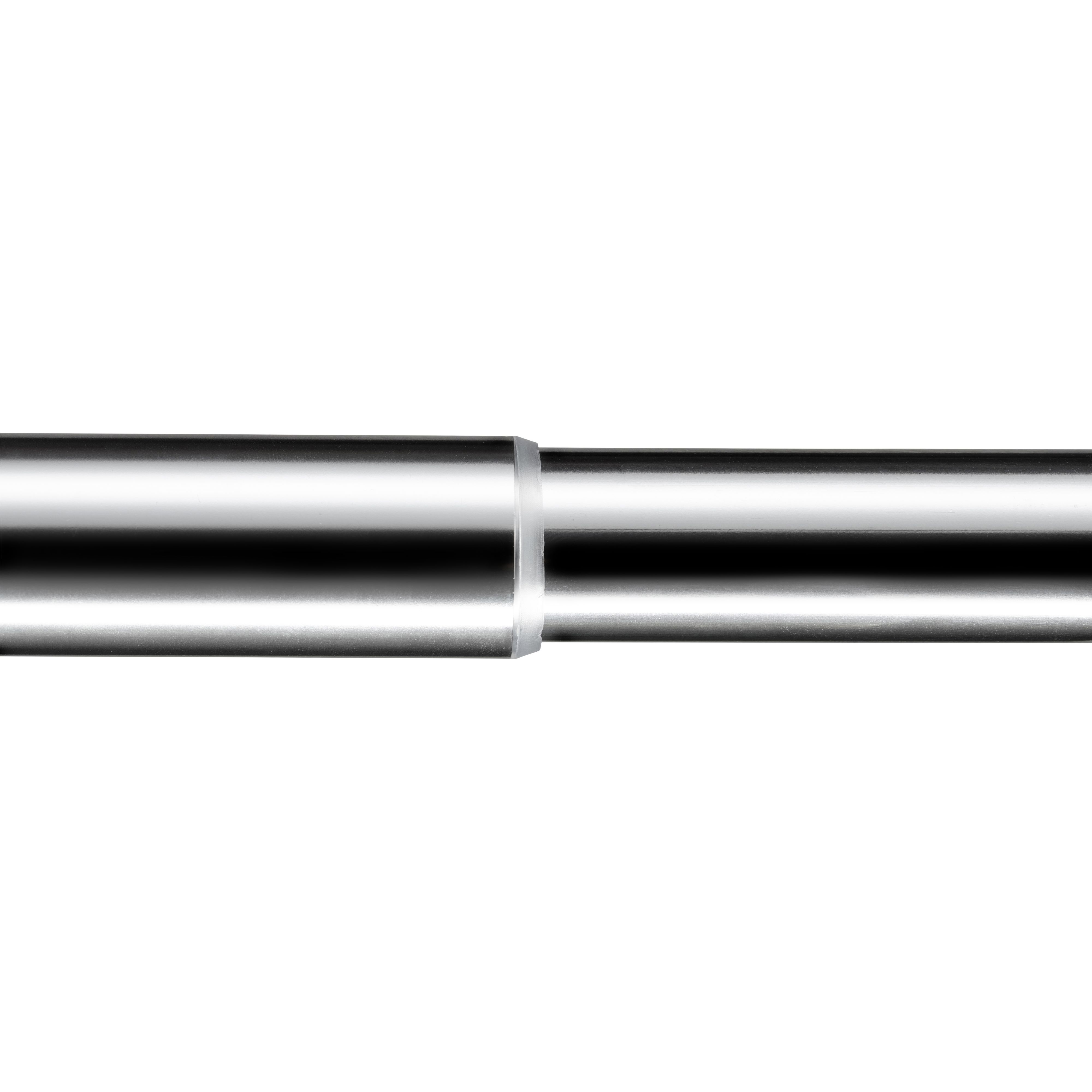 Croydex Tension Chrome effect Extendable Straight Shower curtain rod (L)260cm