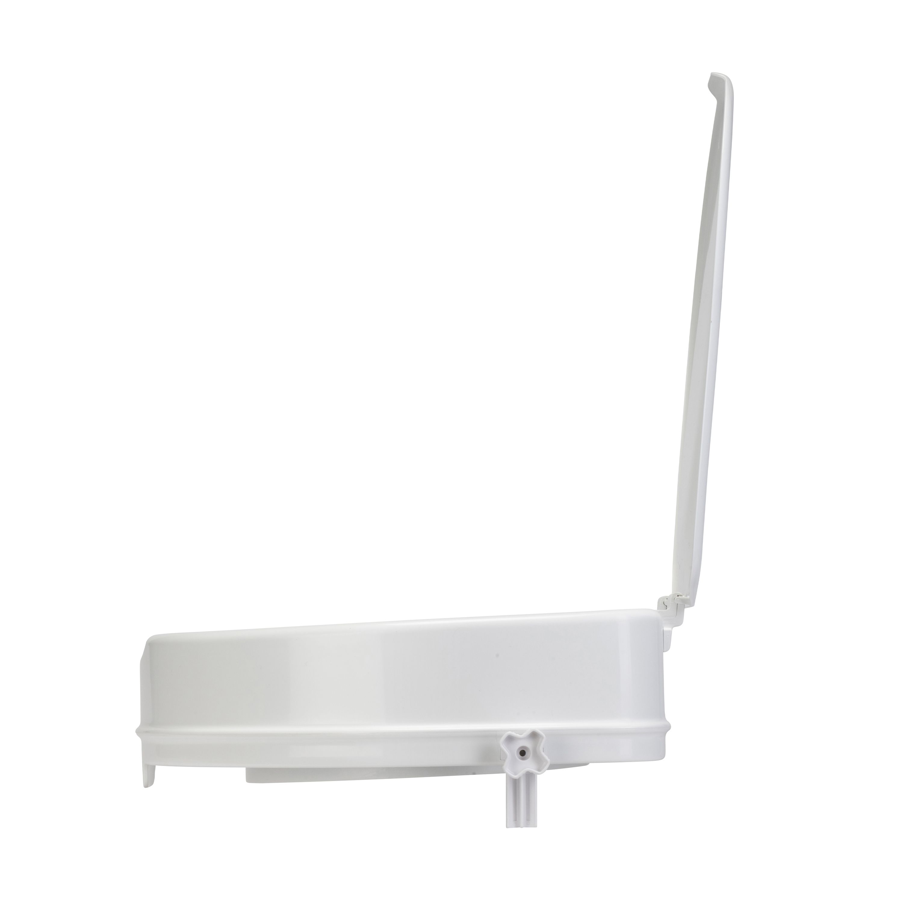 Croydex White Standard Raised Standard close Toilet seat