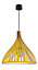 Crozon Mustard Pendant ceiling light, (Dia)380mm