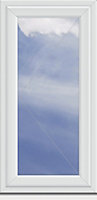 Crystal Clear Double glazed White uPVC Left-handed Side hung Casement window, (H)1040mm (W)640mm