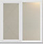 Crystal Clear Double glazed White uPVC LH Side hung Casement window, (H)1040mm (W)1190mm