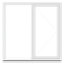 Crystal Clear Double glazed White uPVC Right-handed Side hung Casement window, (H)1190mm (W)1240mm