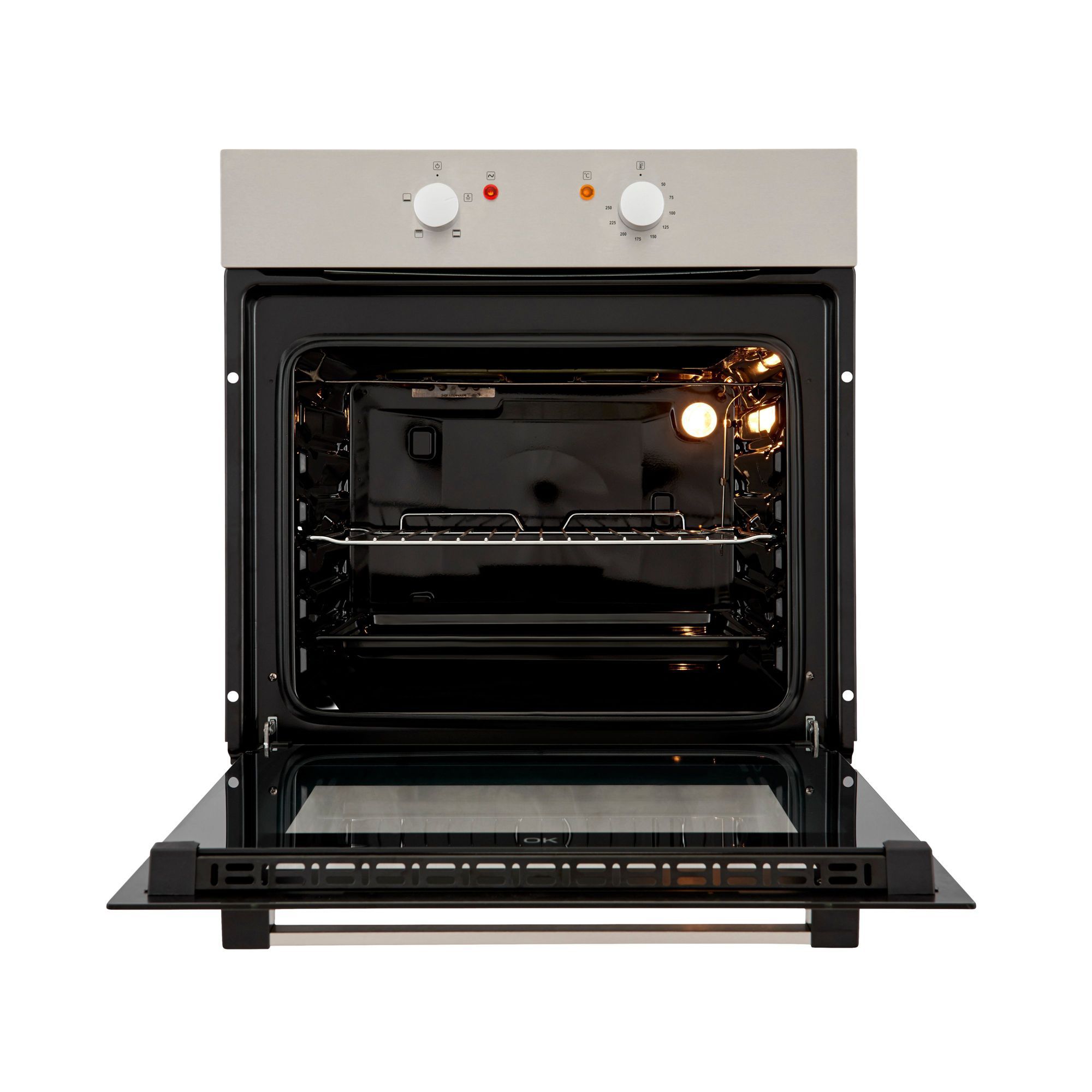 CSB60A Built-in Single Conventional Electric Oven - Chrome effect