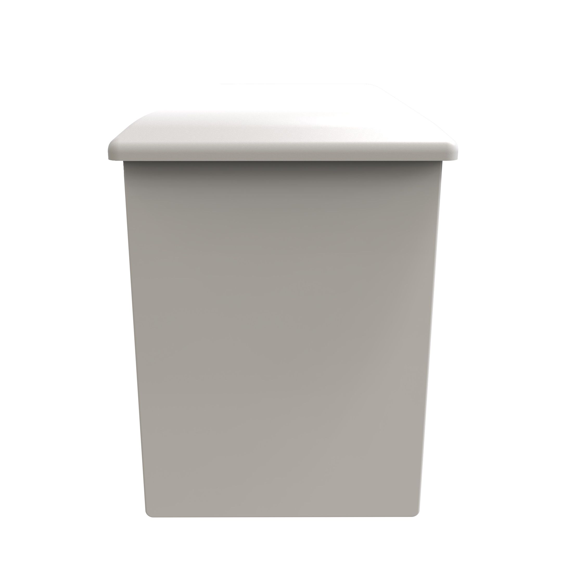 Cube Matt White Dressing table stool