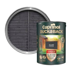 Cuprinol Ducksback Silver Copse Matt Exterior Wood paint, 5L