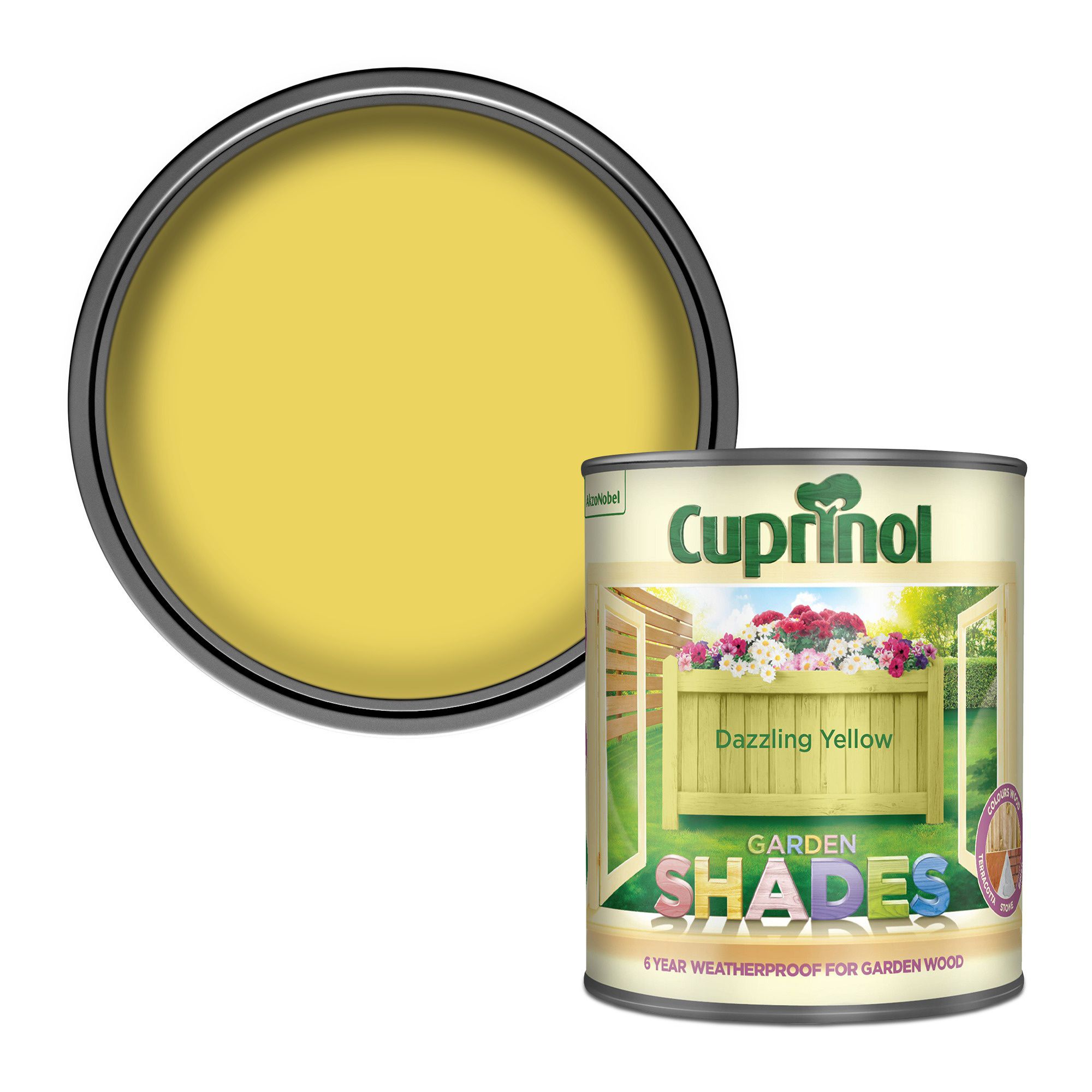 Cuprinol Garden shades Dazzling yellow Matt Multisurface Exterior Wood