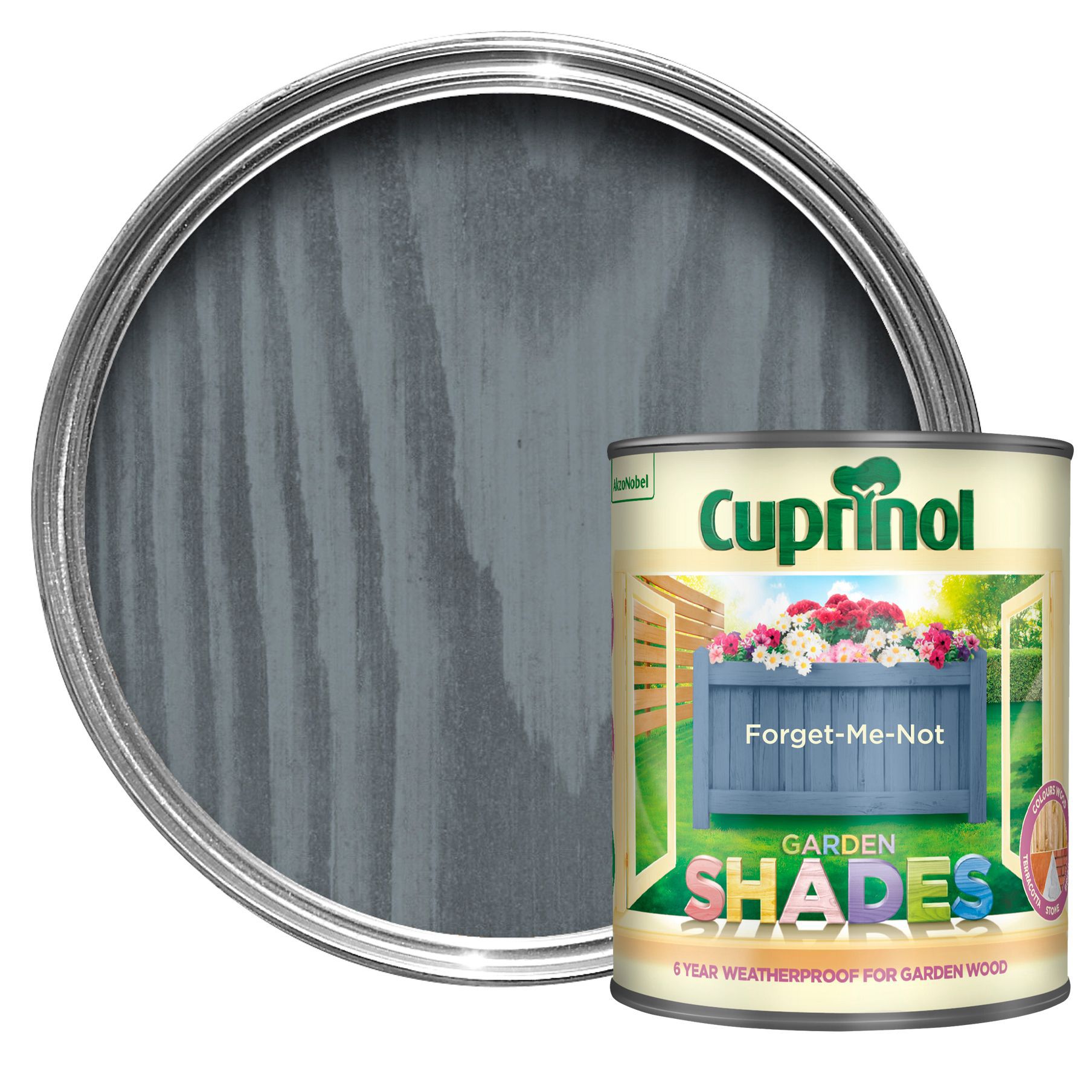 Cuprinol Garden shades Forget me not Matt Multi-surface Exterior Wood paint, 1L