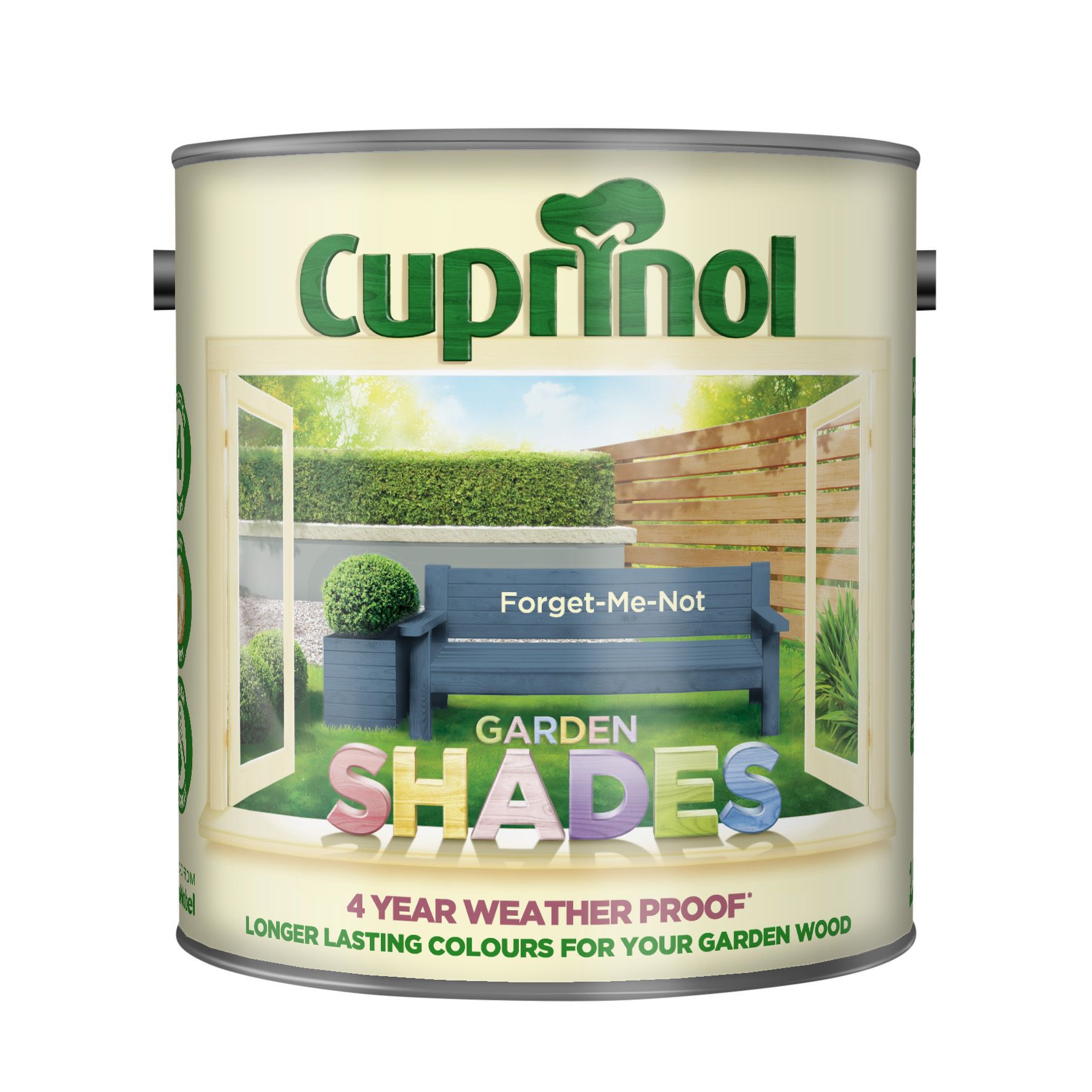 Cuprinol Garden shades Forget me not Matt Multi-surface Exterior Wood paint, 2.5L