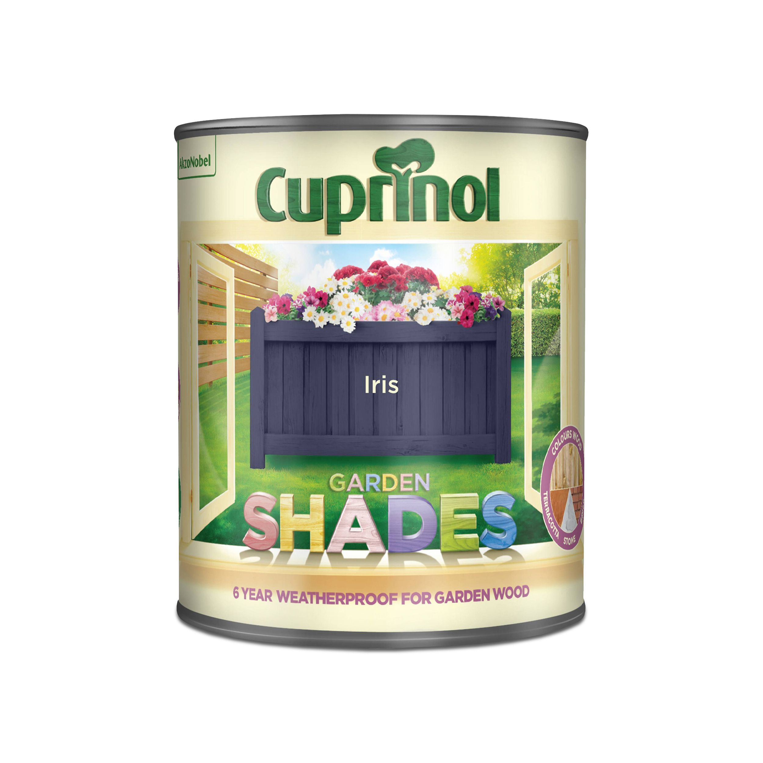 Cuprinol Garden shades Iris Matt Multi-surface Exterior Wood paint, 1L