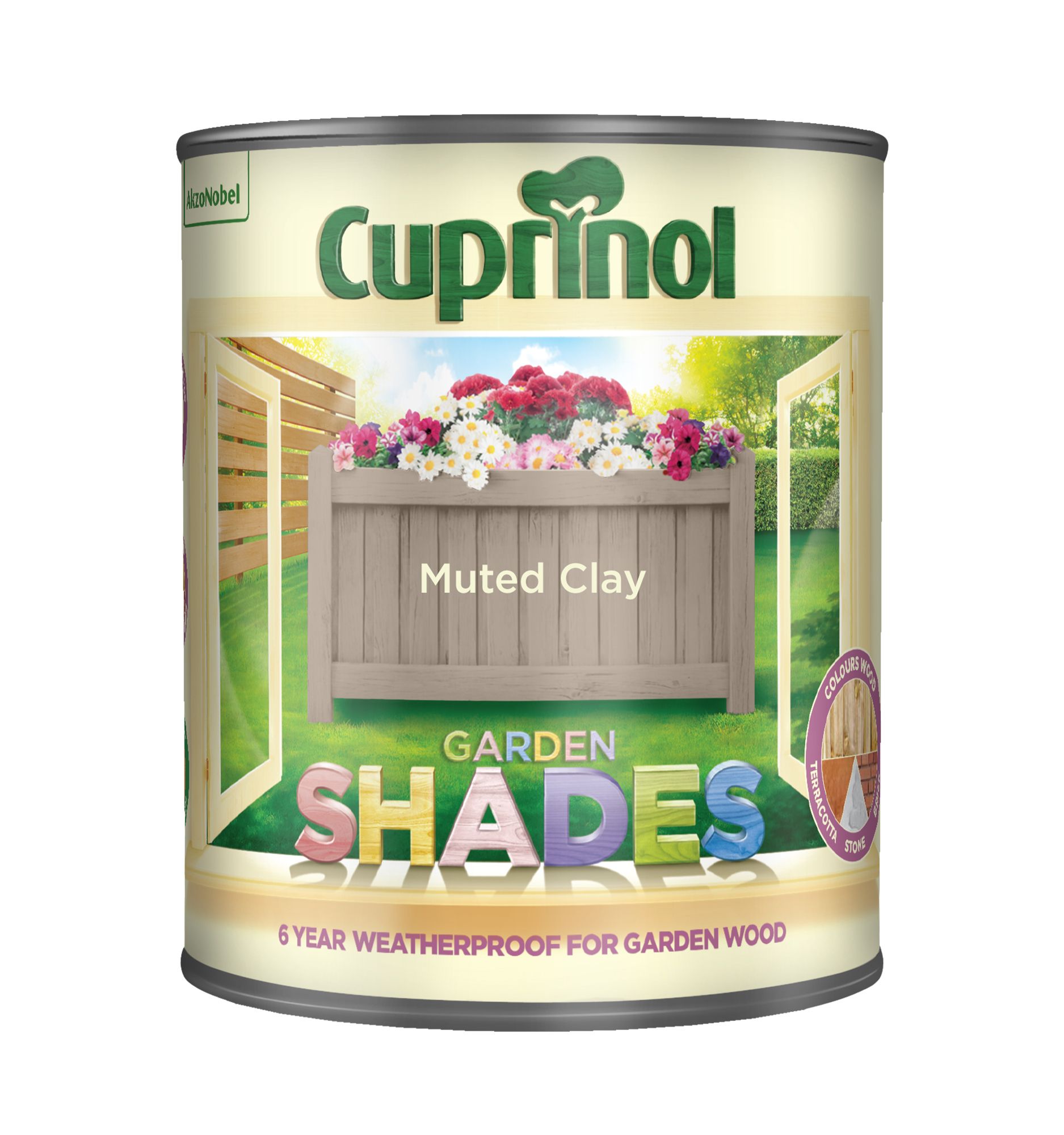 Cuprinol Garden shades Muted clay Matt Multi-surface Exterior Wood paint, 1L
