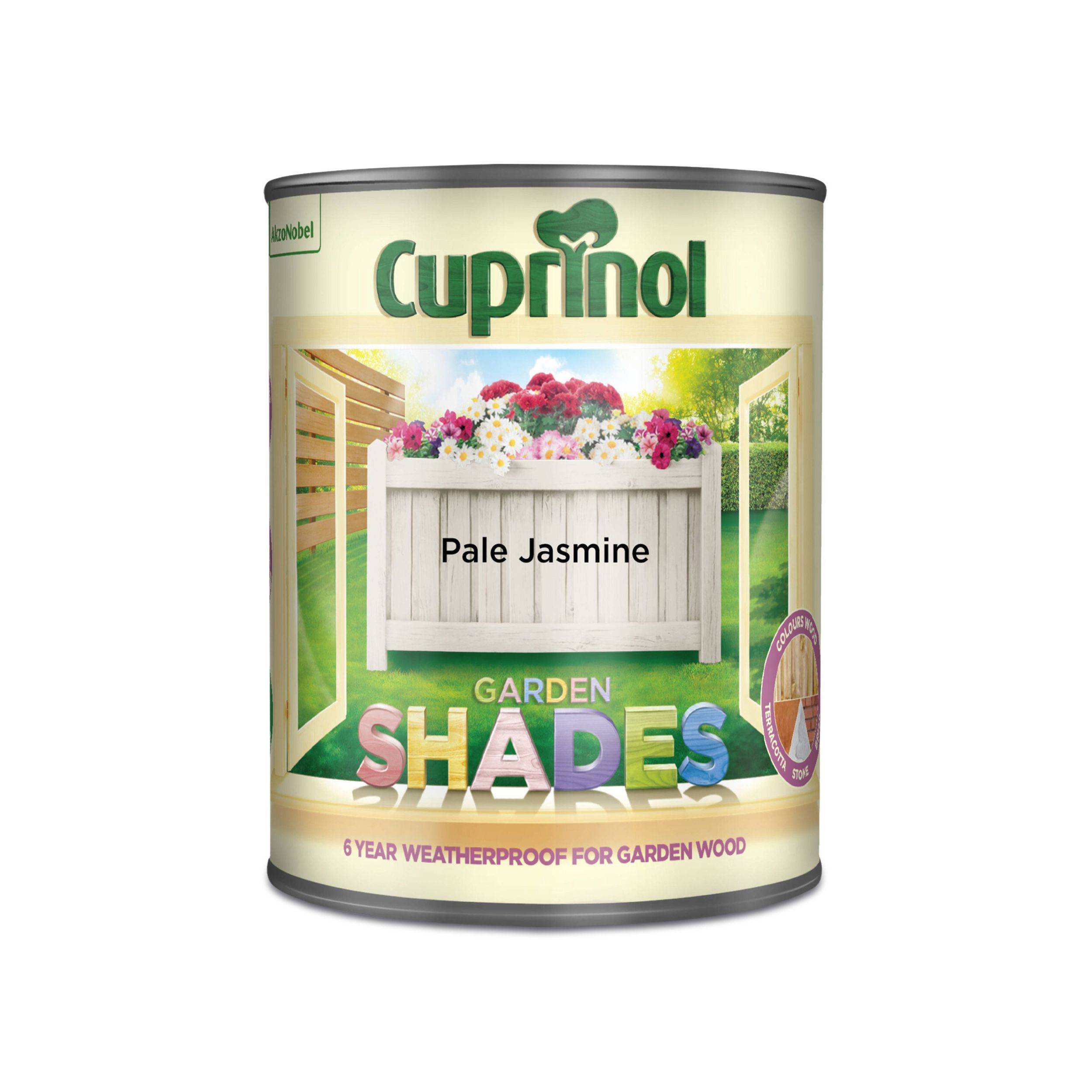 Cuprinol Garden shades Pale jasmine Matt Multi-surface Exterior Wood paint, 1L