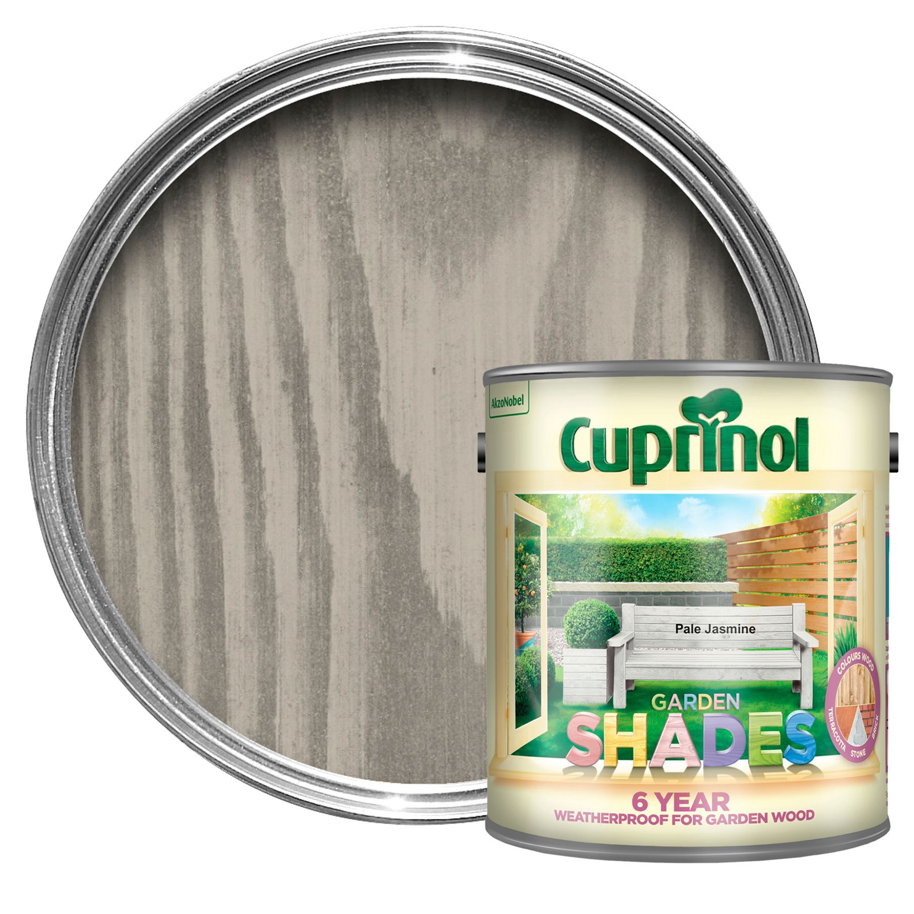 Cuprinol Garden shades Pale jasmine Matt Multi-surface Exterior Wood paint, 2.5L