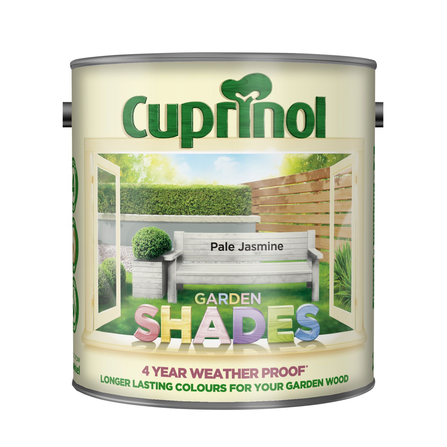 Cuprinol Garden shades Pale jasmine Matt Multi-surface Exterior Wood paint, 2.5L