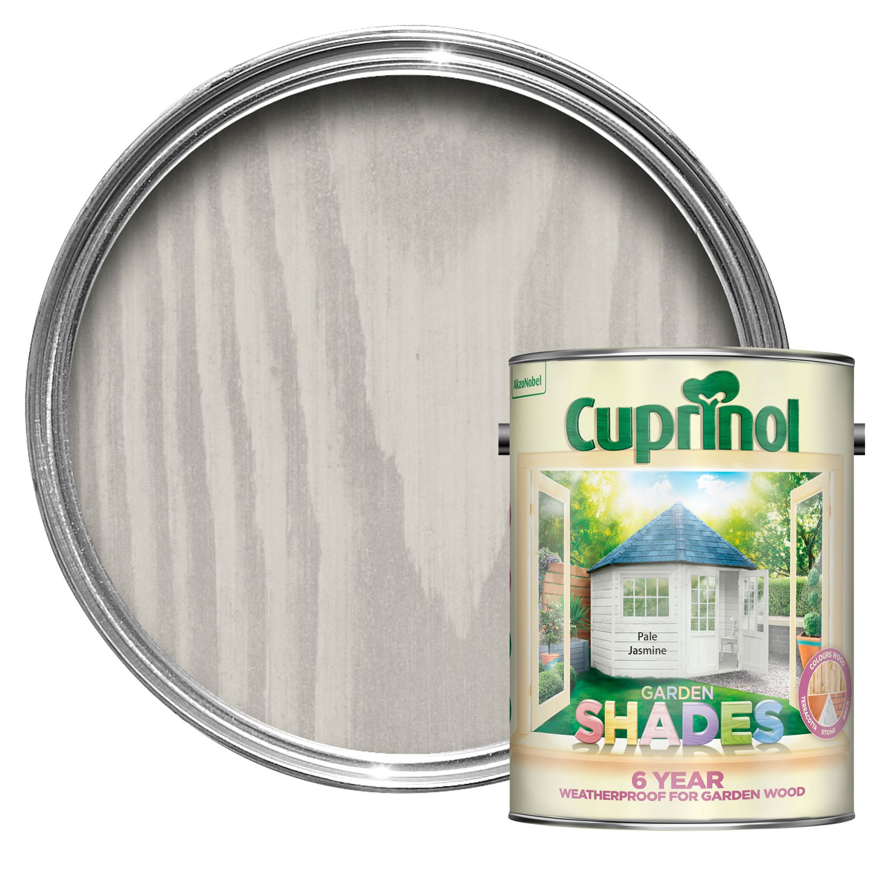 Cuprinol Garden shades Pale jasmine Matt Multi-surface Exterior Wood paint, 5L