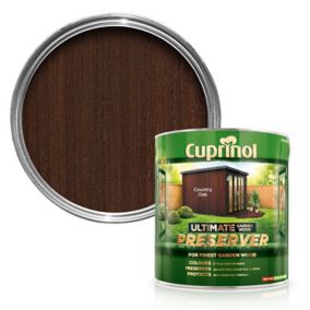 Cuprinol Ultimate Country oak Matt Exterior Wood paint, 4L Tin