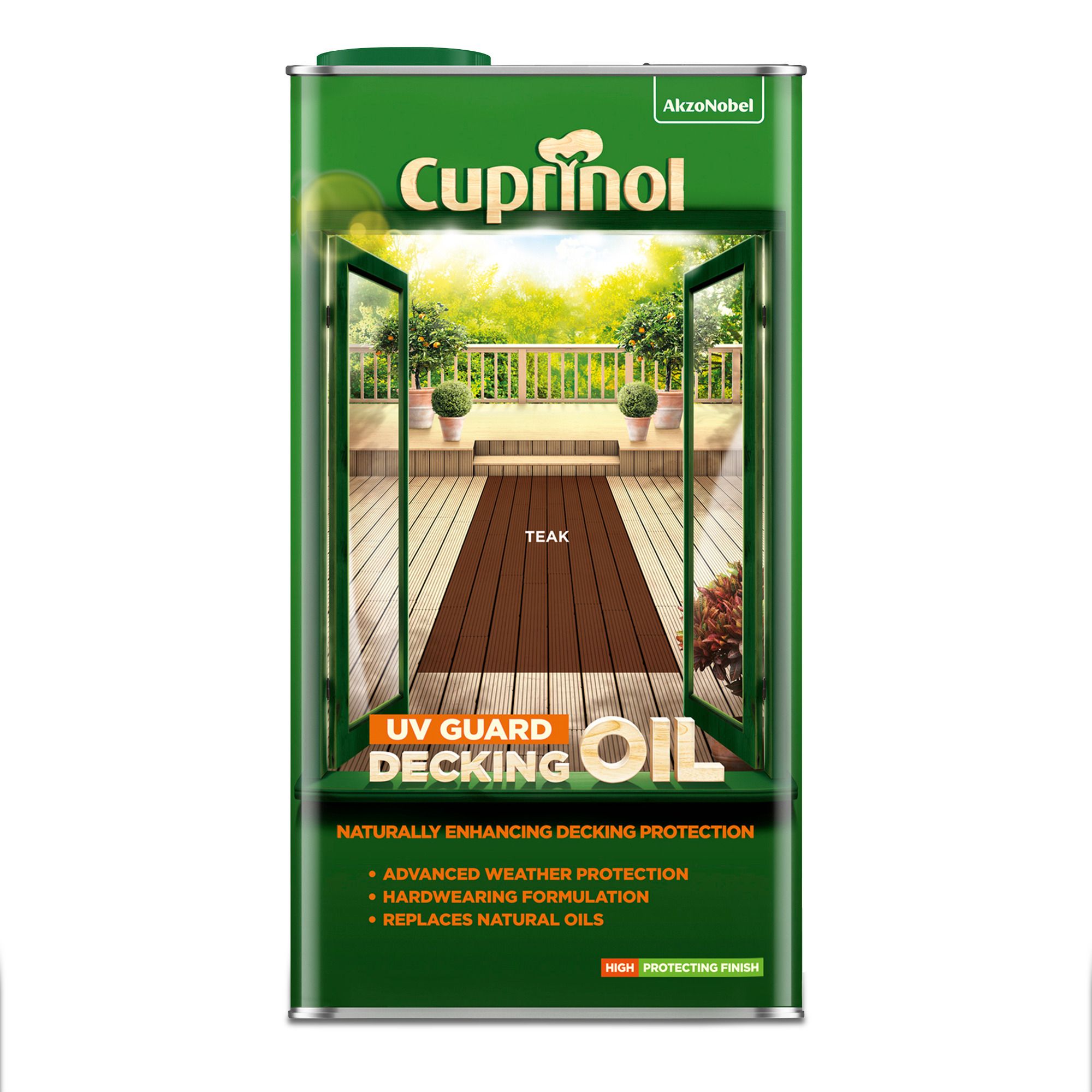 Cuprinol UV Guard Teak Decking Wood oil, 5L