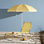 Curacao 1.8m Cream gold Standing parasol