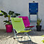 Curacao Blue Chair (H)730mm (W)470mm (D)790mm