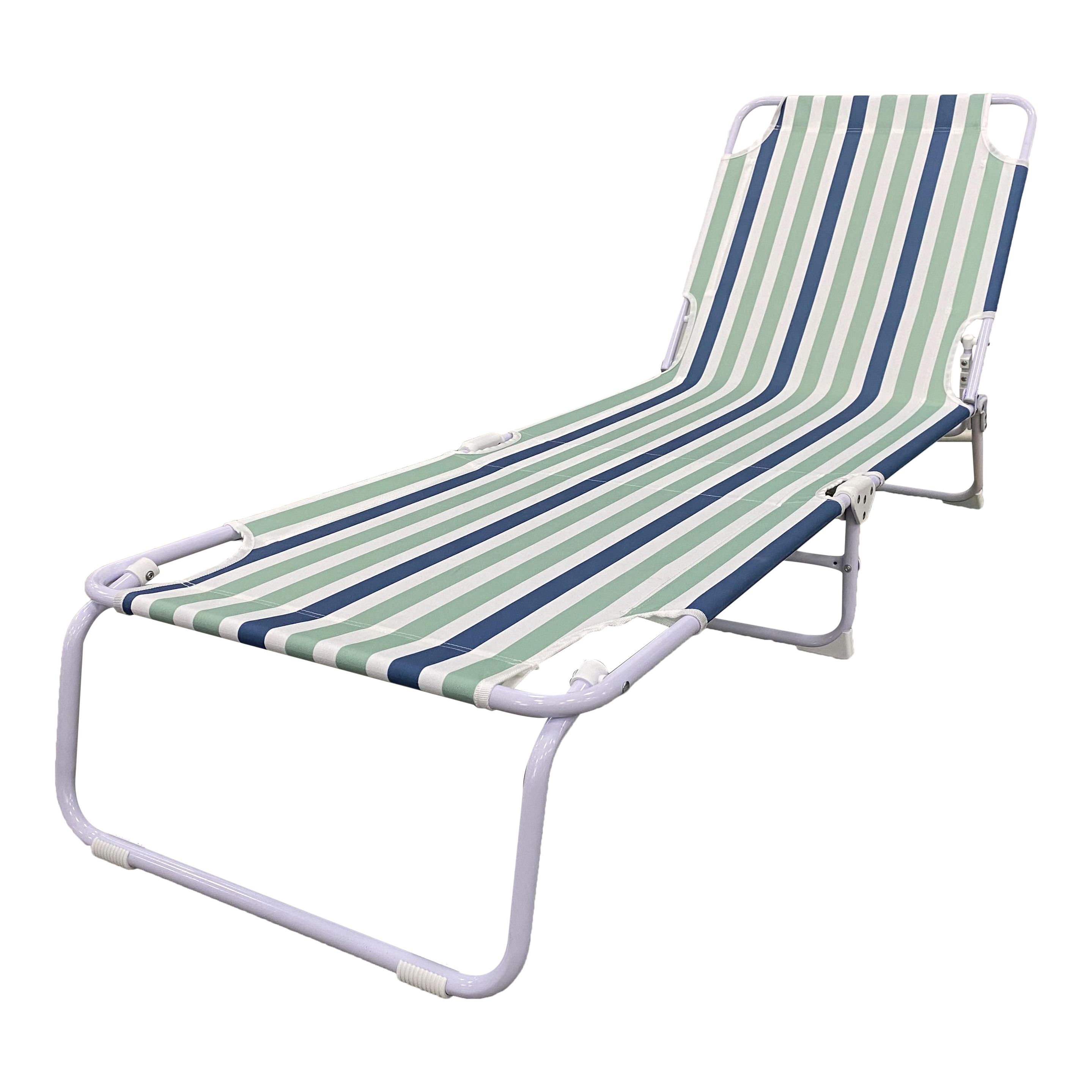 Curacao Blue & green Sun lounger