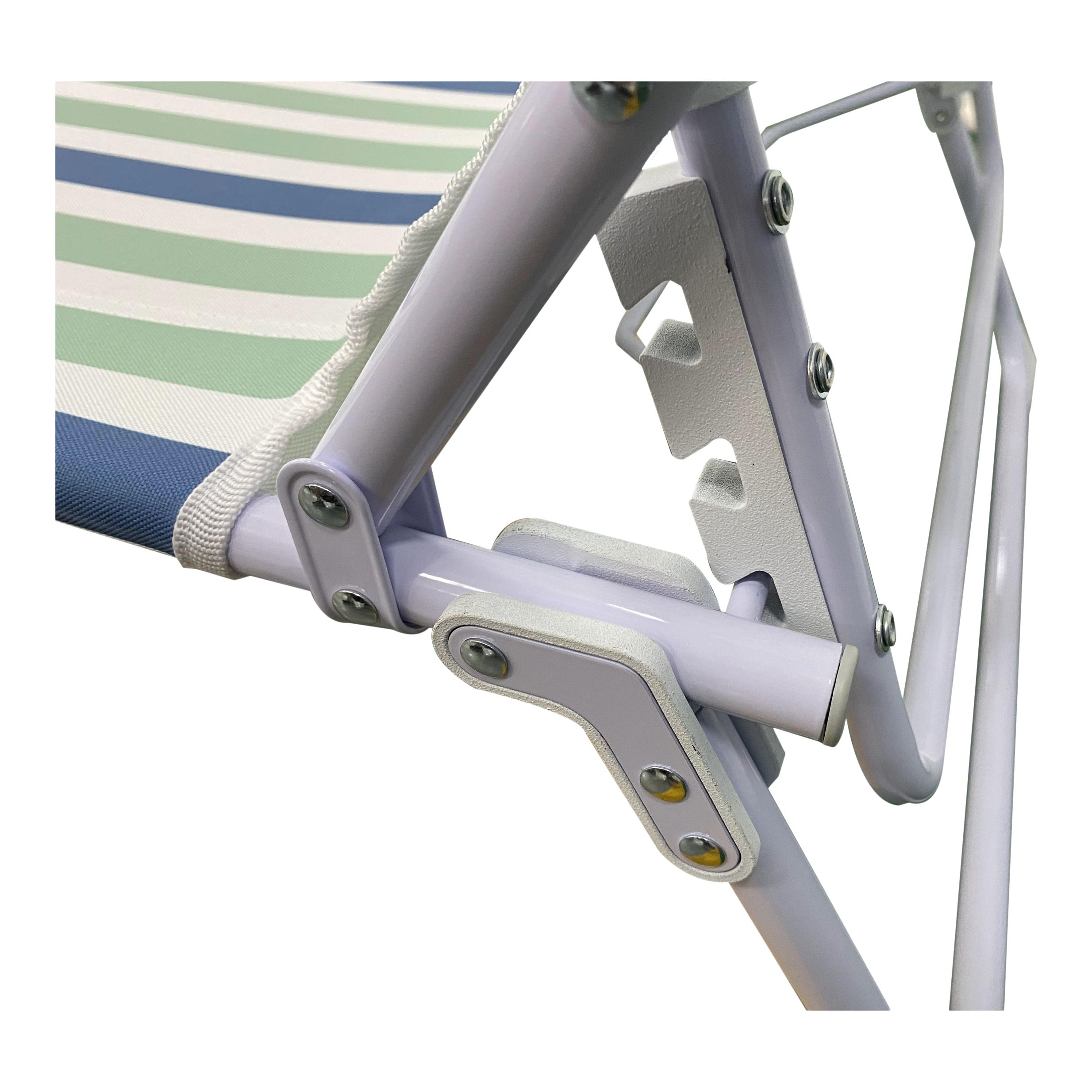Curacao Blue & green Sun lounger