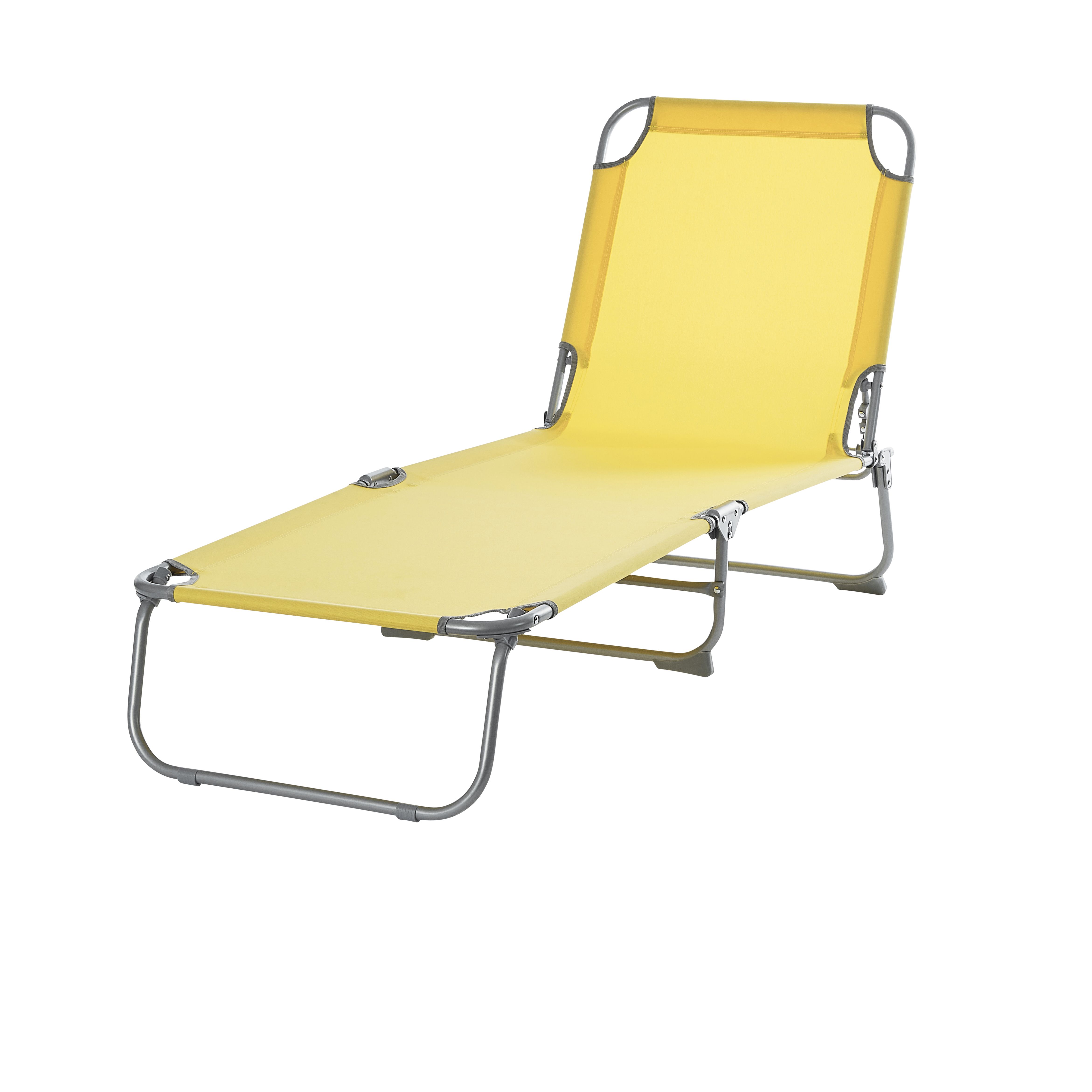 Yellow shop sun lounger