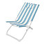 Curacao Still water blue Foldable Cabana striped Beach chair