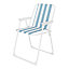Curacao Still water blue Foldable Cabana striped Picnic chair