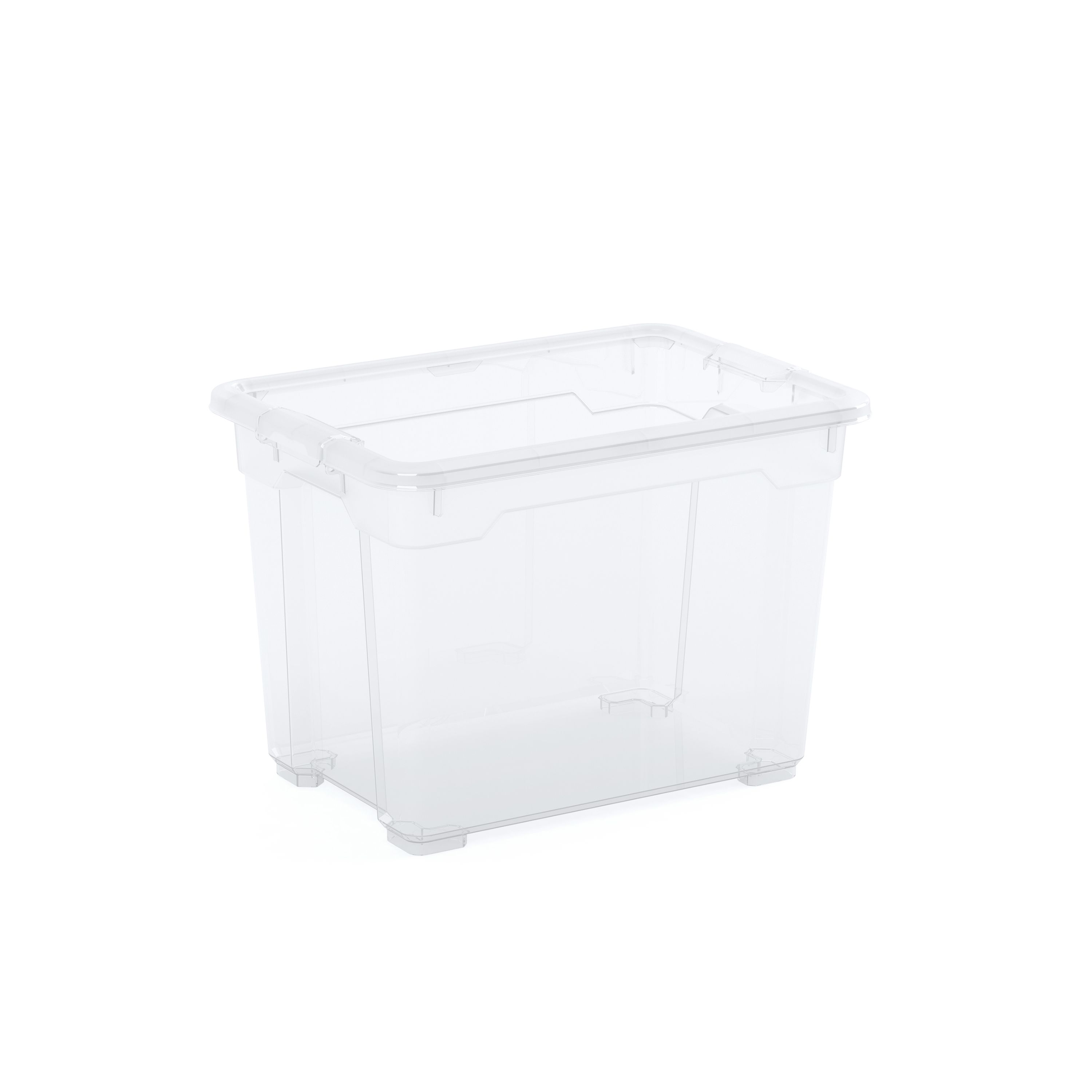 Curver R Box Clear 17L Small Stackable Storage box with Lid