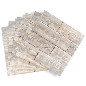 D-C-Fix Natural Plain Wood effect Vinyl tile, Pack of 11