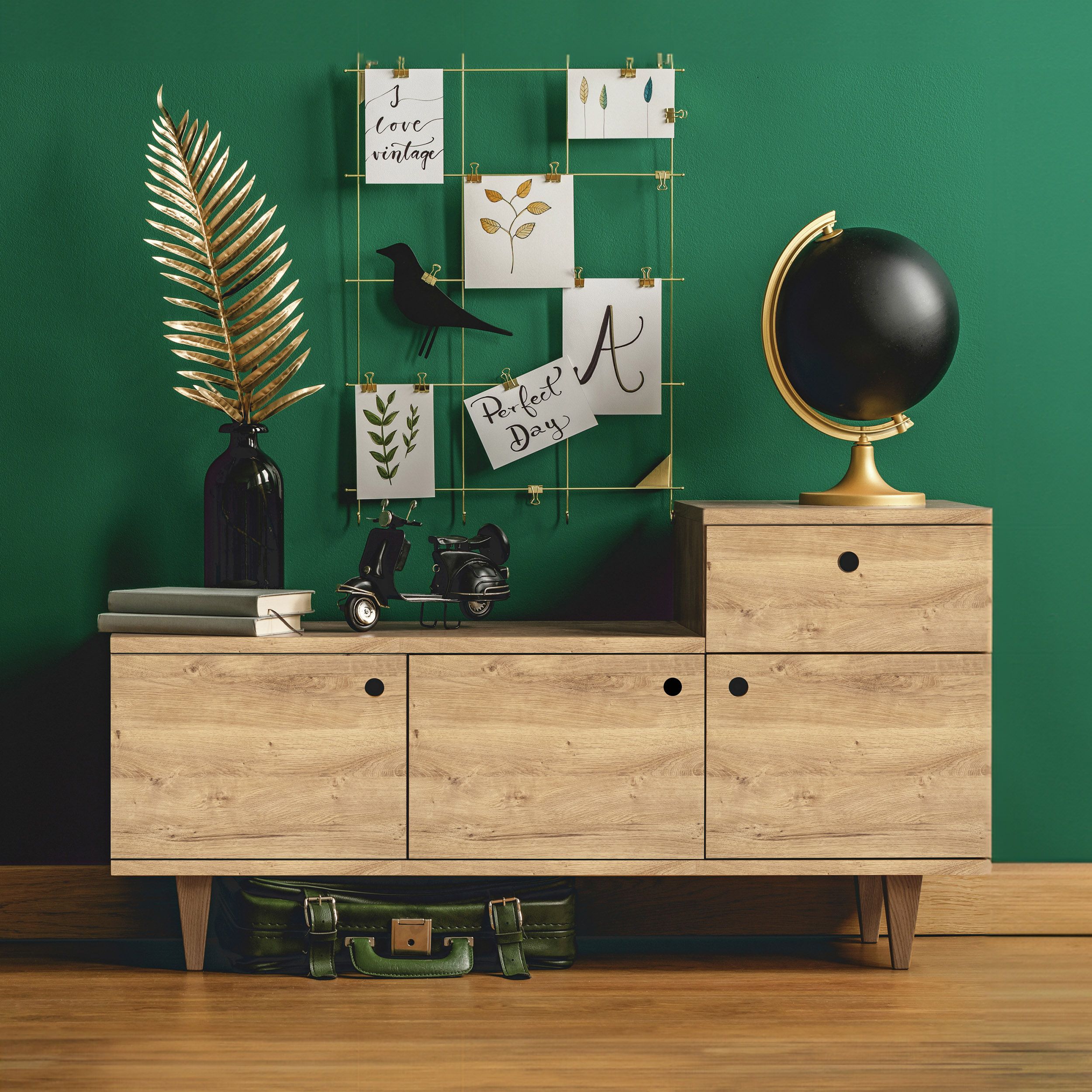 D-C-Fix Ribbeck Matt & satin Oak Woodgrain effect Decorative film (L)2.1m (W)900mm