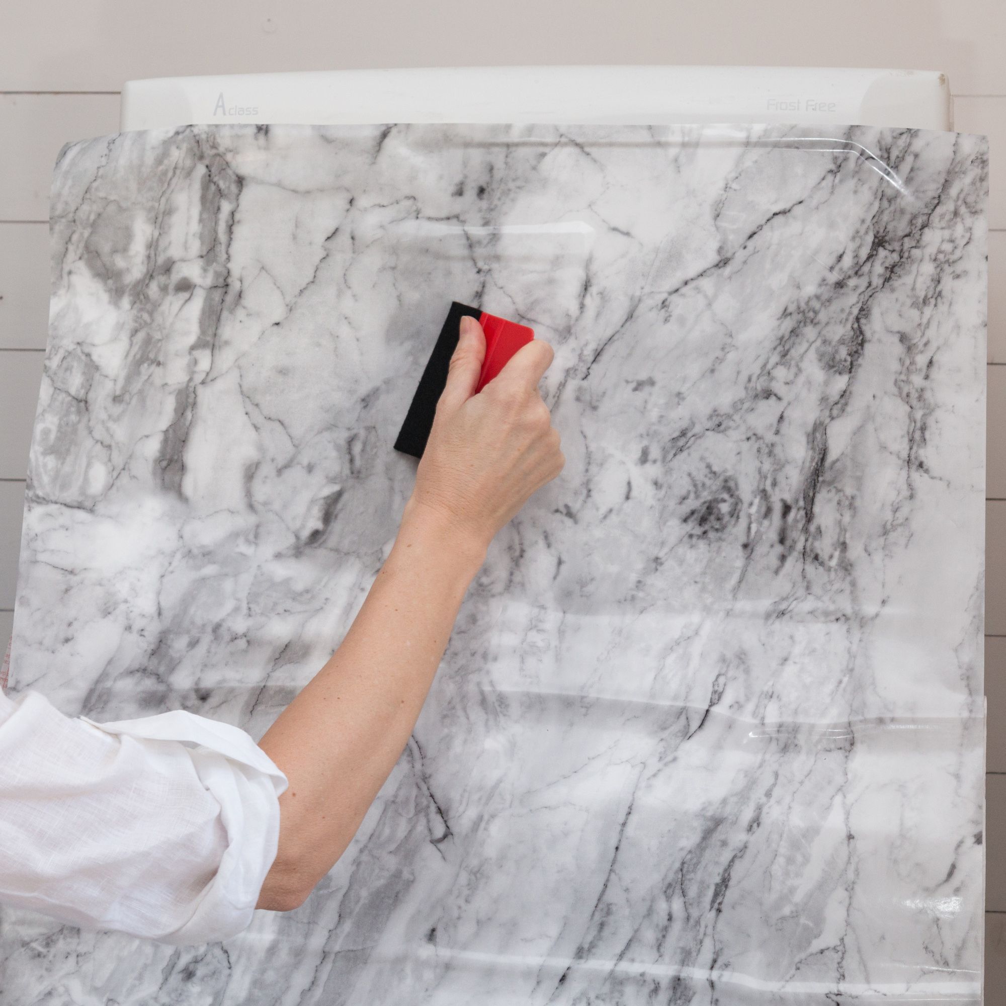 D-C-Fix Romeo Gloss Grey Marble effect Self-adhesive film (L)2m (W)450mm