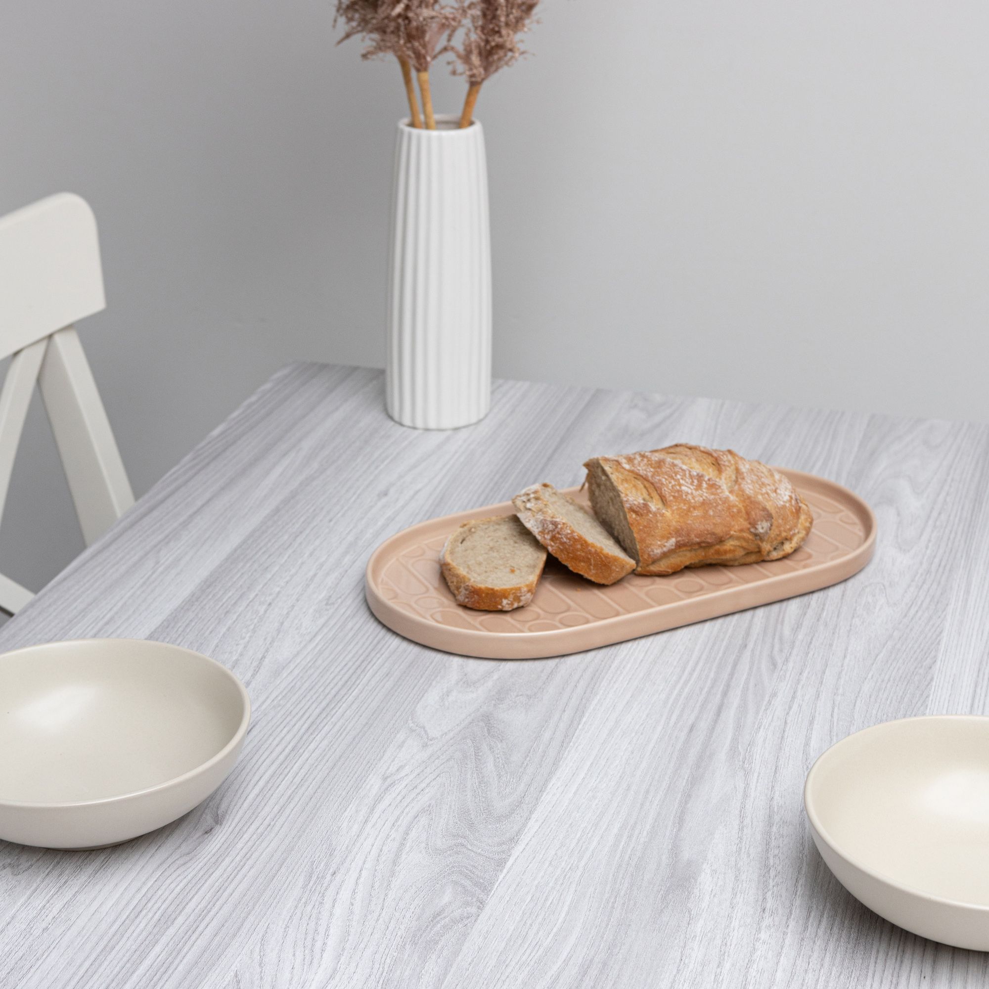 D-C-Fix Sangallo Mid sheen Light Grey Wood effect Vinyl Self-adhesive film (L)2m (W)450mm