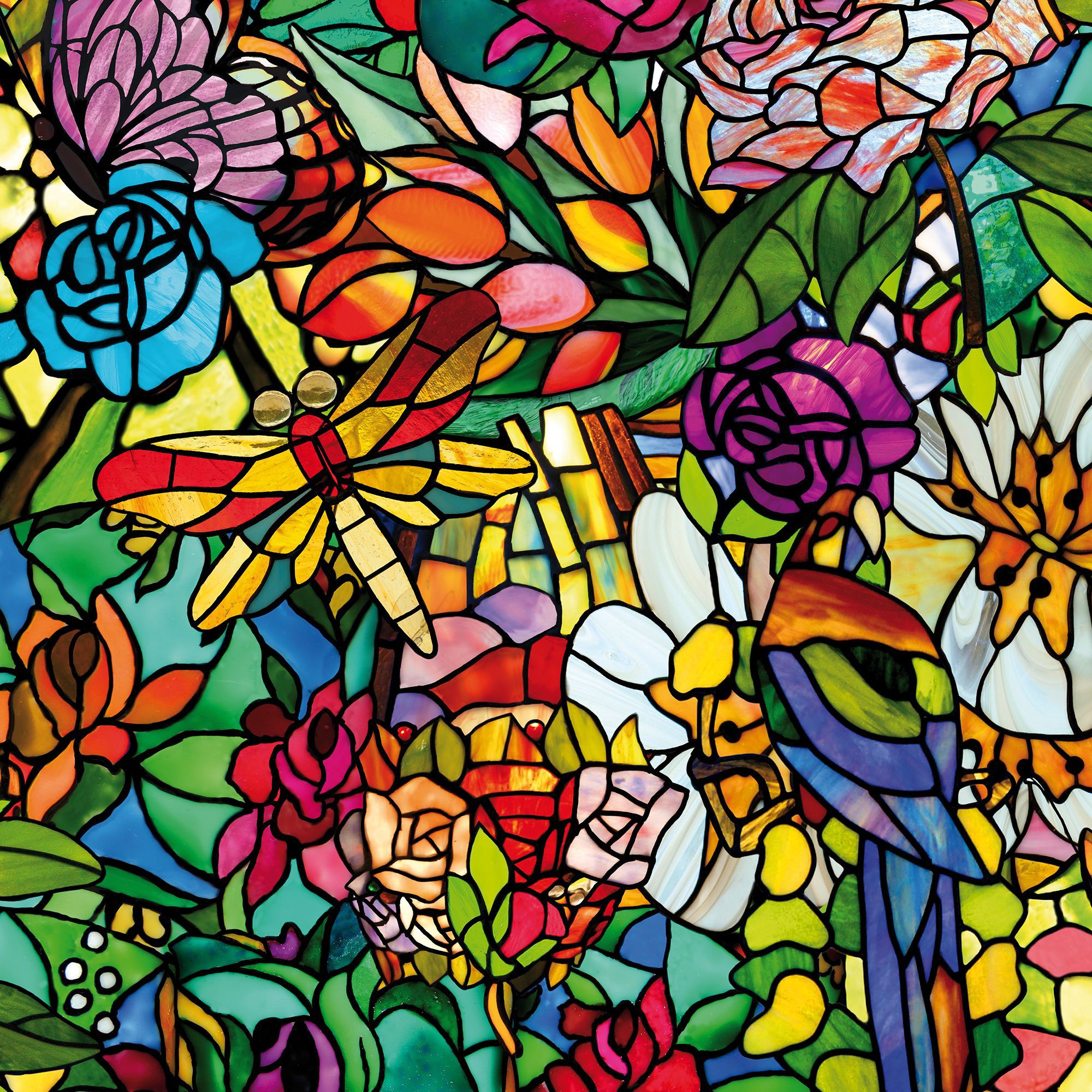 D-C-Fix Tulia Floral Multicolour Self-adhesive film (L)2m (W)450mm