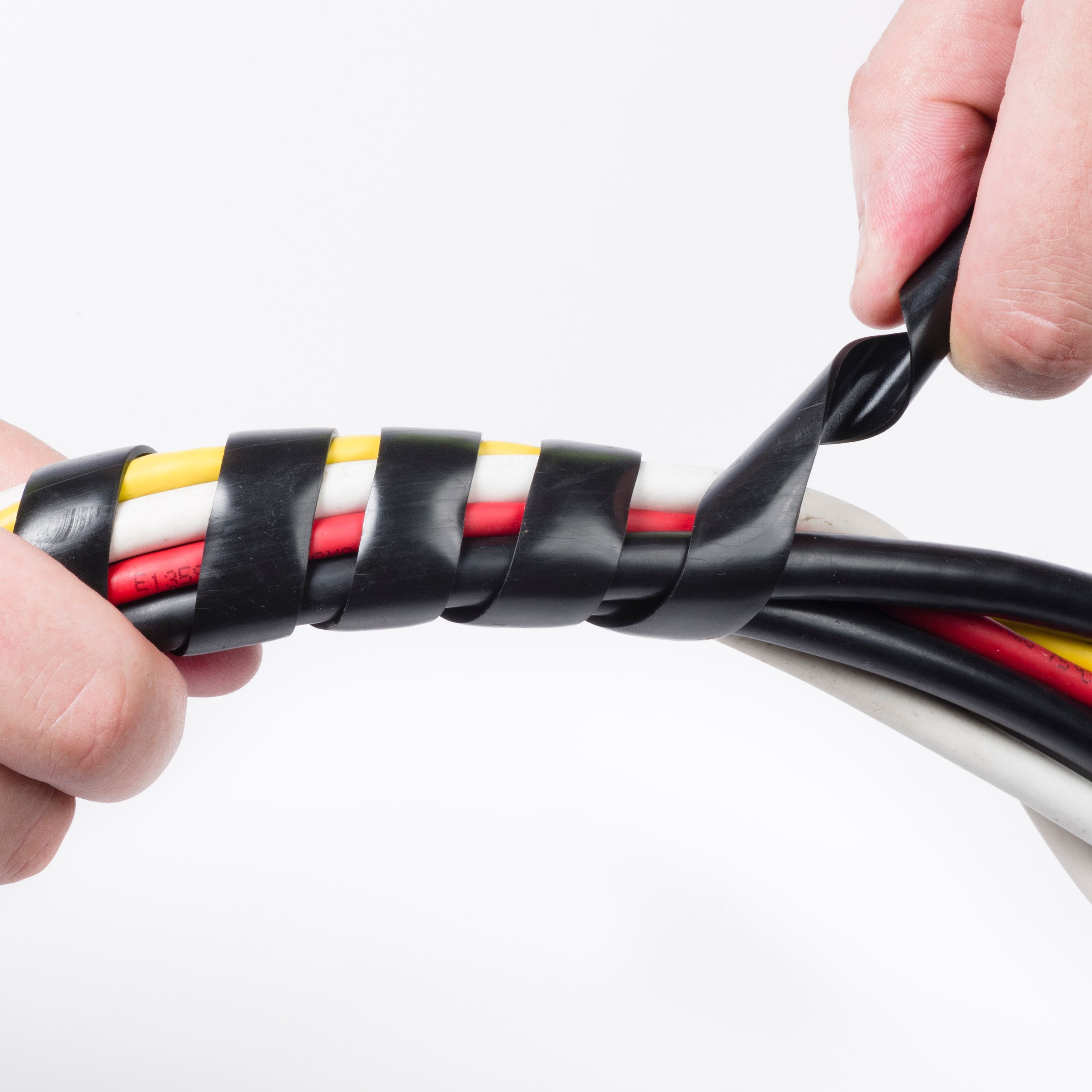 D-Line Black 10mm Cable wrap, (L)2.5m