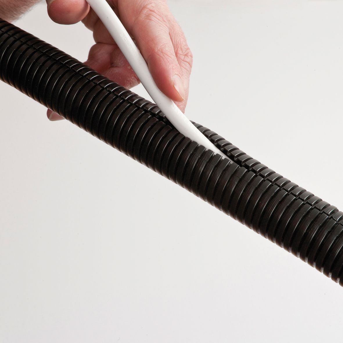 D-Line Black 32mm Cable wrap, (L)1.1m