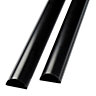 D-Line Black Trunking length,(W)50mm (H)25mm, Pack of 2
