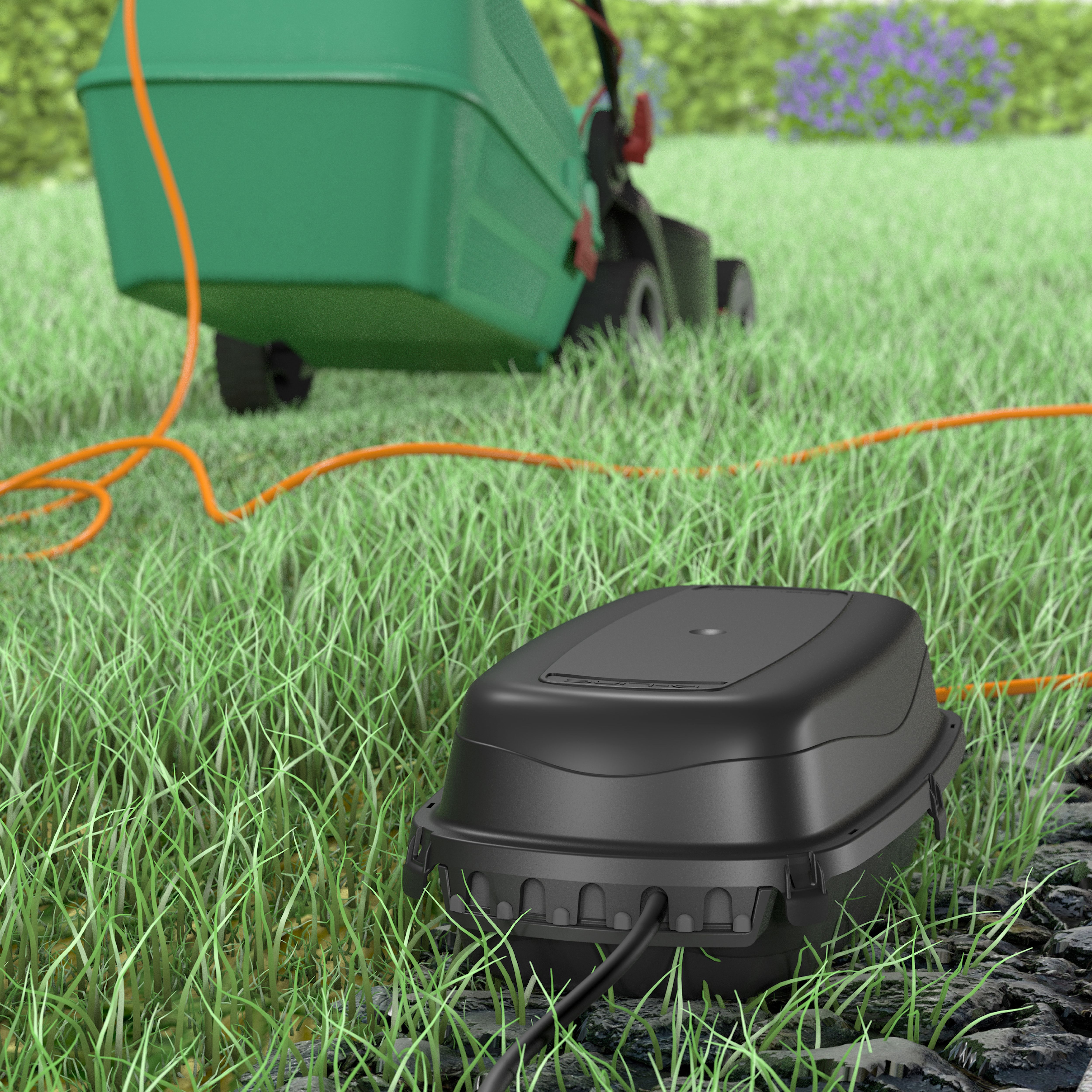 D-Line Outdoor Black Cable tidy unit