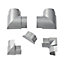 D-Line Silver Accessory pack, (W)50mm