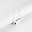 D-Line Steel 20mm White Fire-rated Conduit saddle, Pack of 5