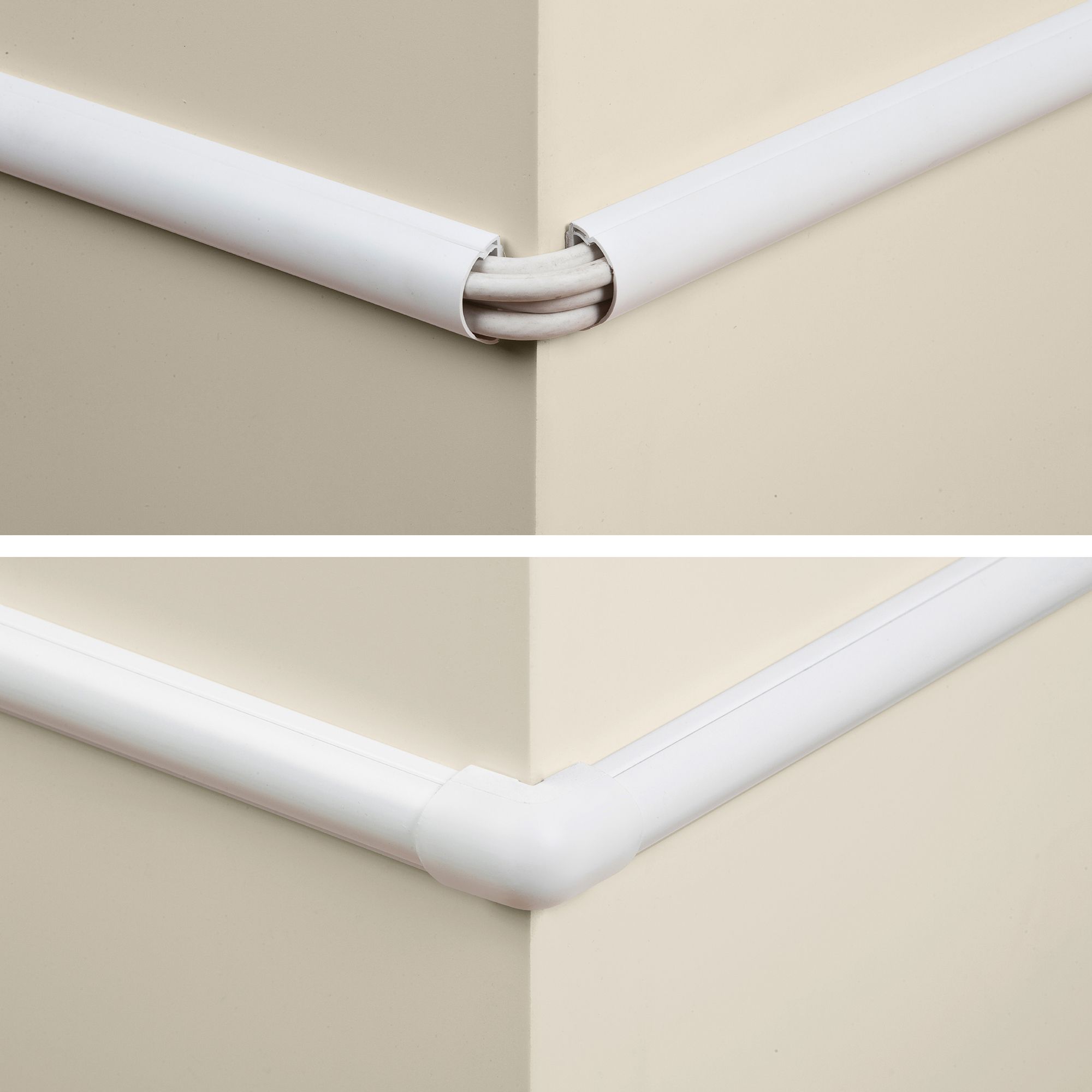D-Line White 10 Piece Accessory pack (D)15mm, (W)30mm