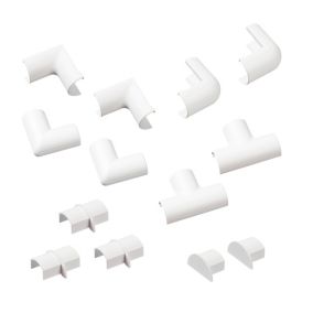 D-Line White 13 Piece Accessory pack, (W)20mm